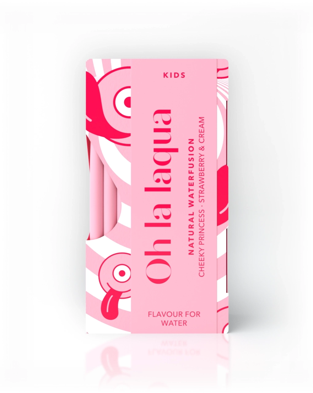 Strawberry flavored water - OH LA LAQUA Strawberry & Cream