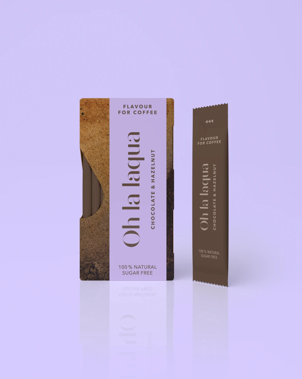 Coffee syrup with chocolate-hazelnut flavor