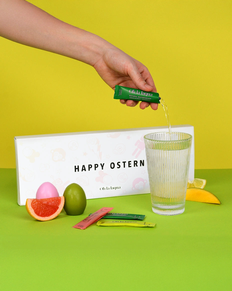 OH LA LAQUA for flavored water: "HAPPY EASTER" gift box