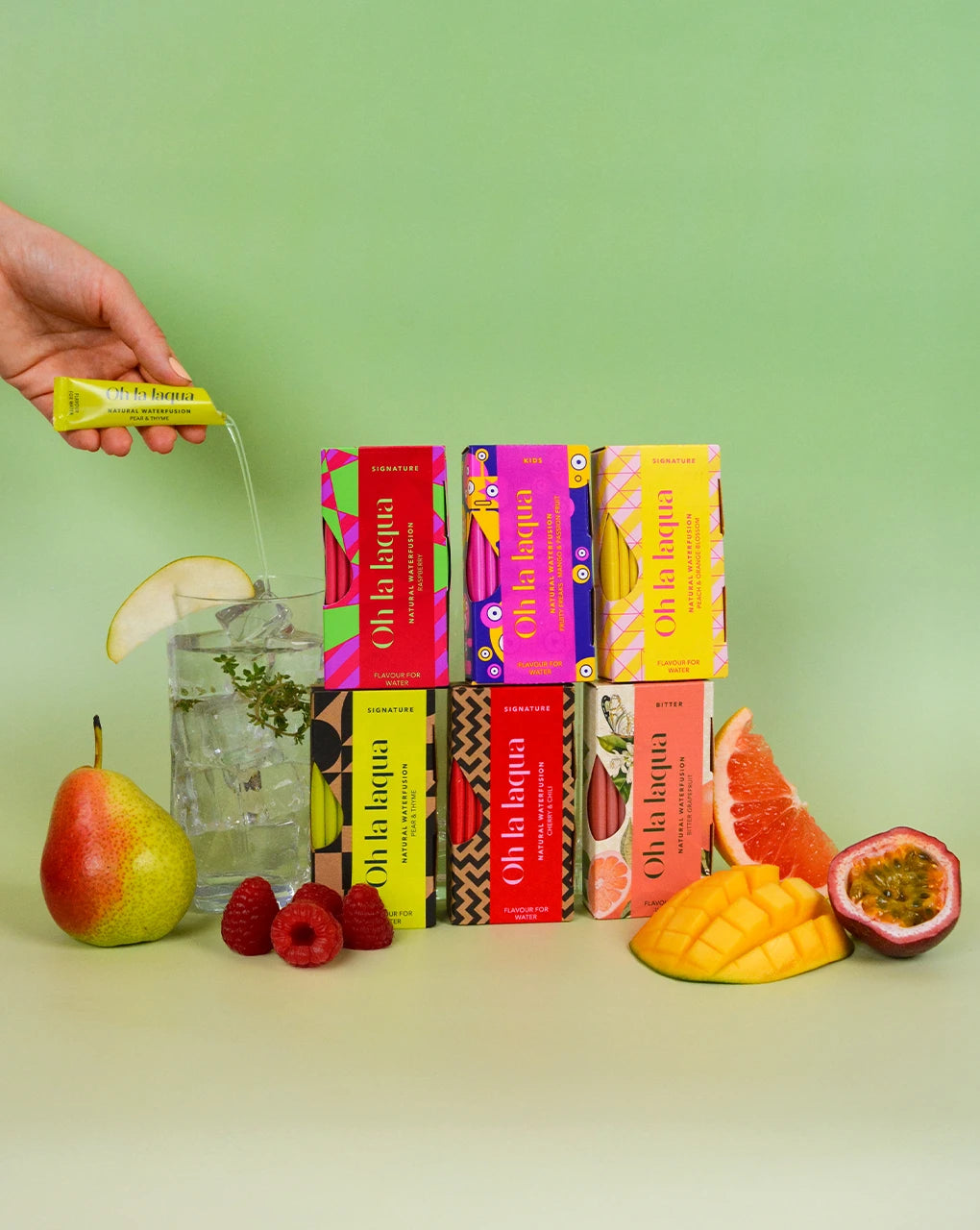 Water with a fruity taste from OH LA LAQUA - Tutti Frutti