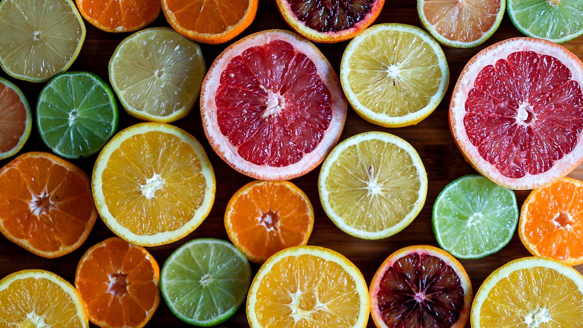 Orangen, Zitronen, Grapefruits, Limetten 