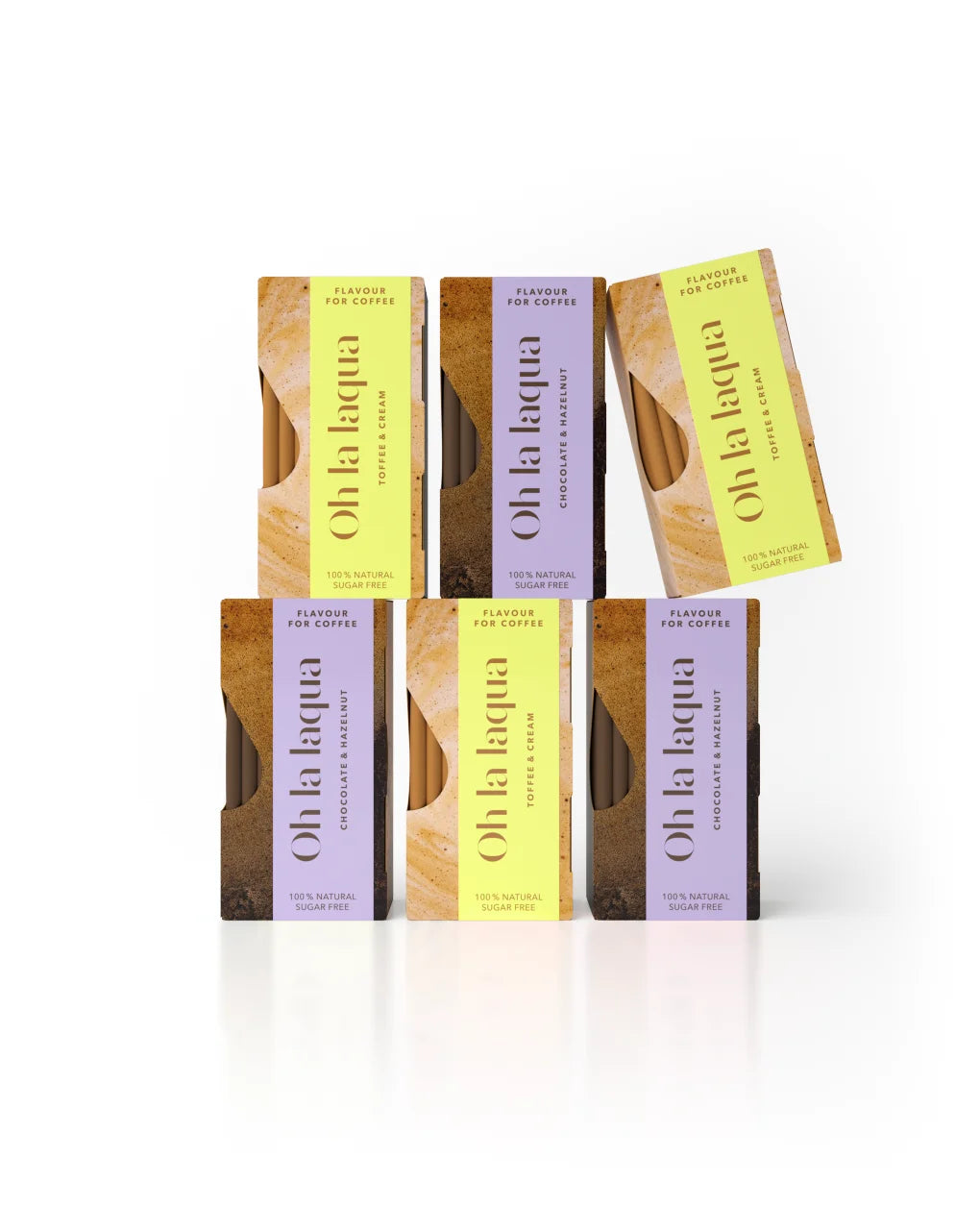 OH LA LAQUA Coffee Delights: Zuckerfreier Kaffeesirup im 6er Pack