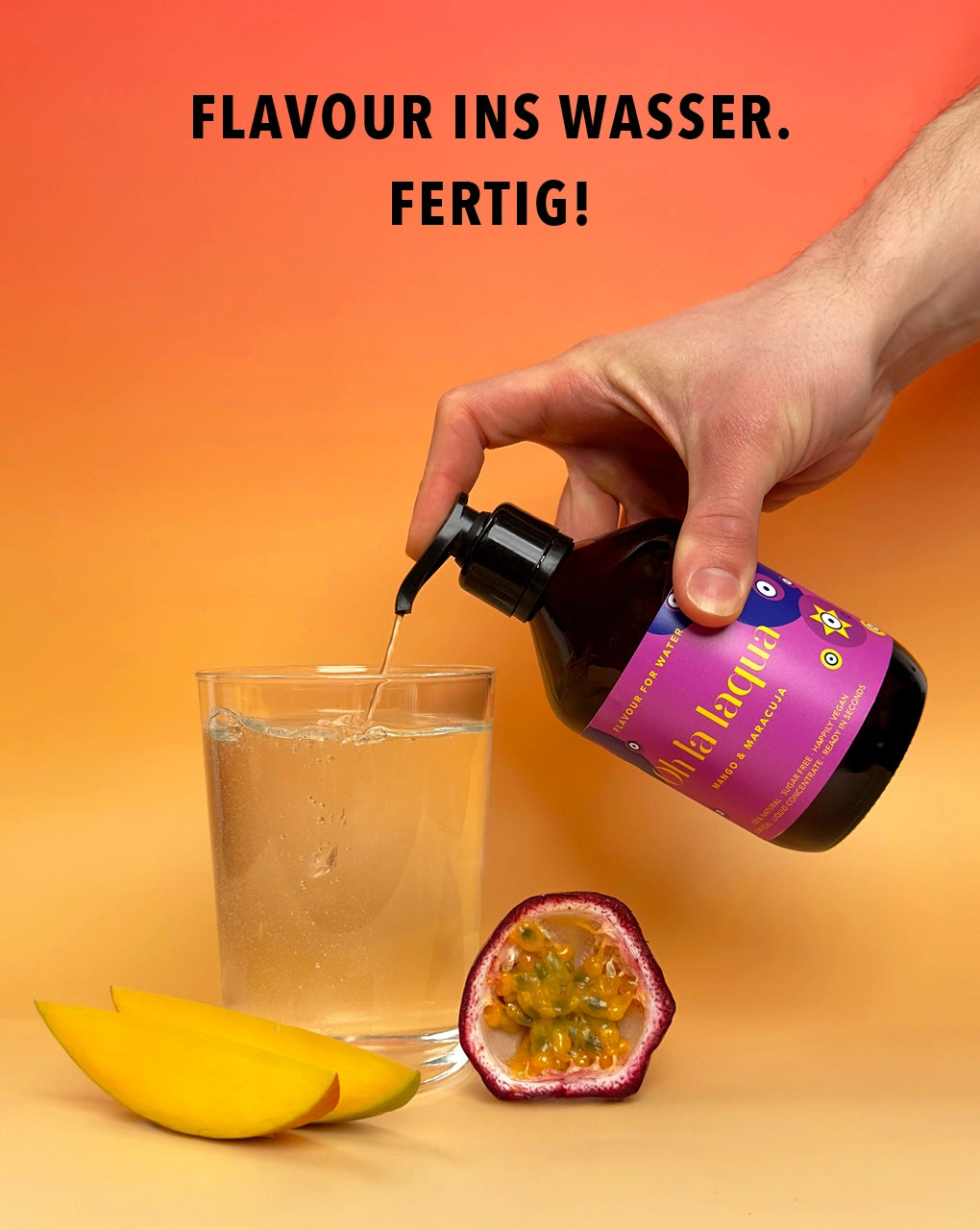 MANGO &amp; MARACUJA | 300ML GLASFLASCHE