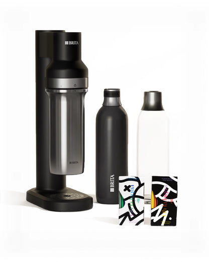 Wassersprudler sodaTRIO von BRITA, plus OH LA LAQUA Flavour Mix