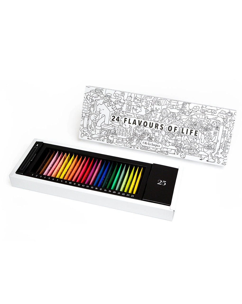 Zuckerfreier Adventskalender 2025 –OH LA LAQUA - 24 FLAVOURS OF LIFE