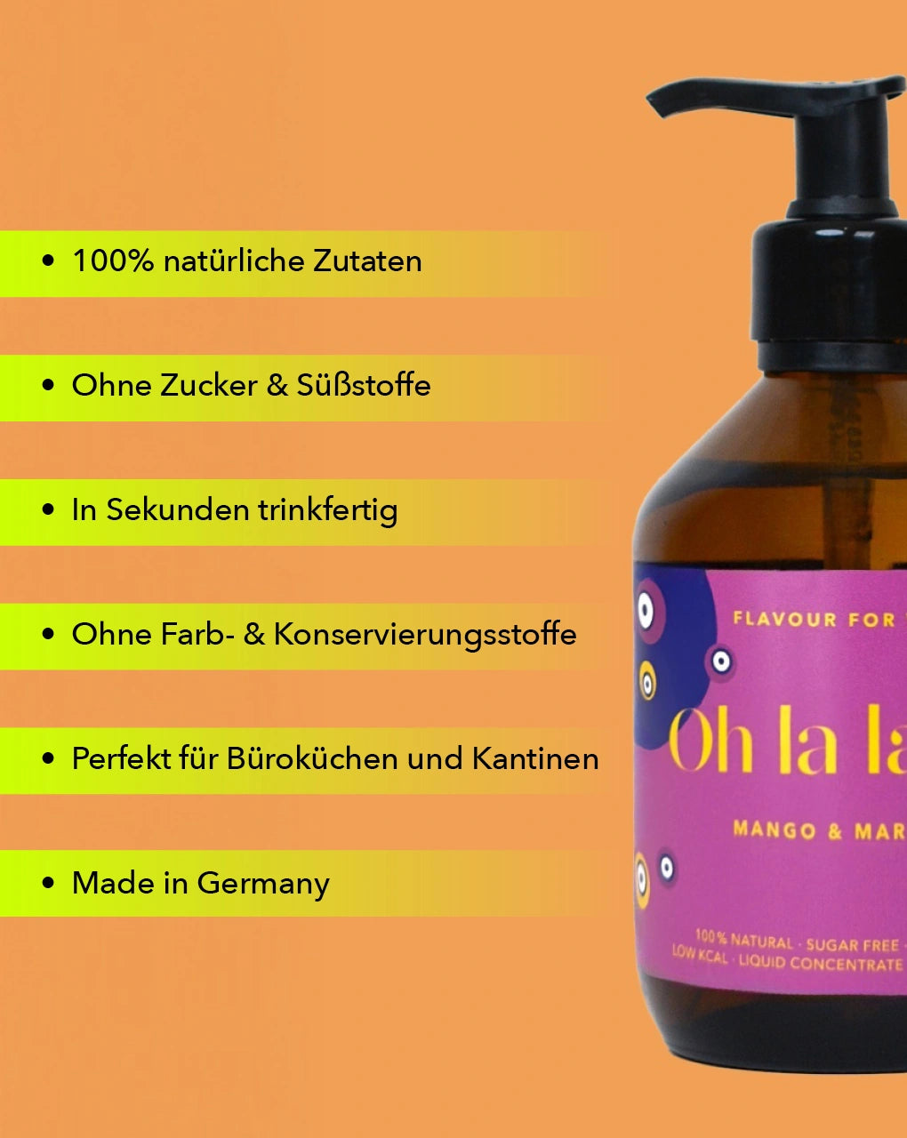 MANGO &amp; MARACUJA | 300ML GLASFLASCHE